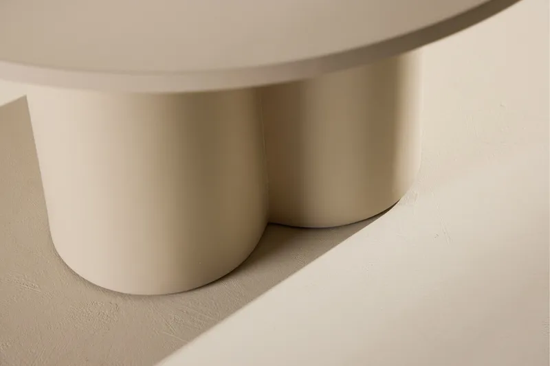 Olivia Soffbord 80 cm - Beige - Möbler - Vardagsrum - Soffbord & vardagsrumsbord - Soffbord