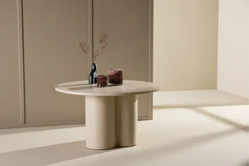 Olivia Soffbord 80 cm - Beige - Möbler - Vardagsrum - Soffbord & vardagsrumsbord - Soffbord