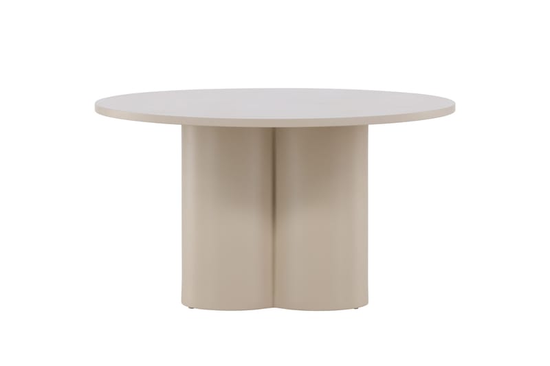 Olivia Soffbord 80 cm Runt i Målat Trä - Beige - Möbler - Vardagsrum - Soffbord & vardagsrumsbord - Soffbord