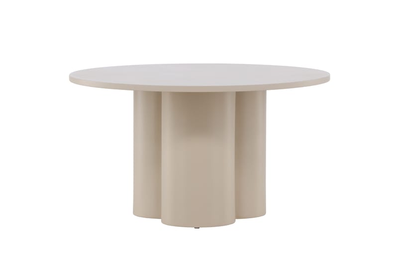 Olivia Soffbord 80 cm Runt i Målat Trä - Beige - Möbler - Vardagsrum - Soffbord & vardagsrumsbord - Soffbord