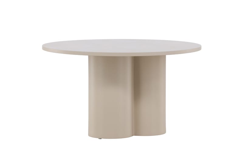 Olivia Soffbord 80 cm Runt i Målat Trä - Beige - Möbler - Vardagsrum - Soffbord & vardagsrumsbord - Soffbord