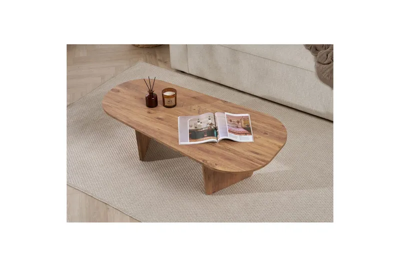 Omari Soffbord 130 cm - Brun - Möbler - Vardagsrum - Soffbord & vardagsrumsbord - Soffbord