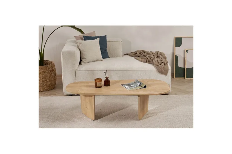 Omari Soffbord 130 cm - oak - Möbler - Vardagsrum - Soffbord & vardagsrumsbord - Soffbord