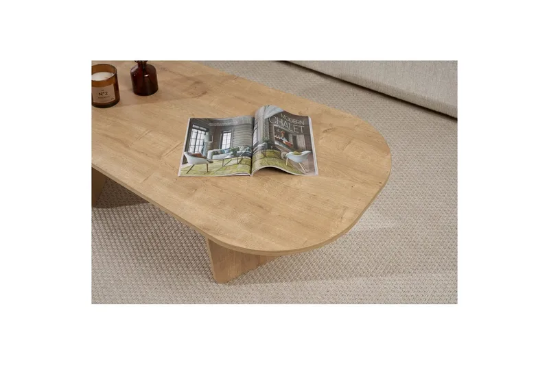 Omari Soffbord 130 cm - oak - Möbler - Vardagsrum - Soffbord & vardagsrumsbord - Soffbord