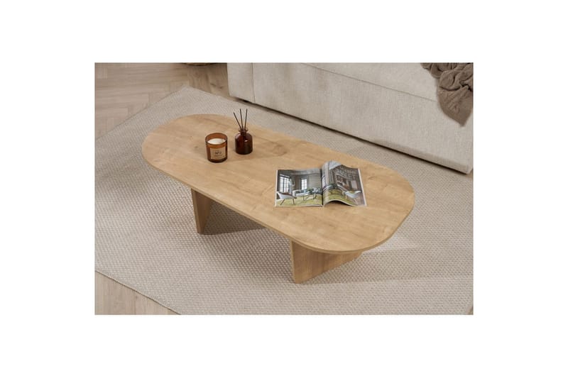 Omari Soffbord 130 cm - oak - Möbler - Vardagsrum - Soffbord & vardagsrumsbord - Soffbord