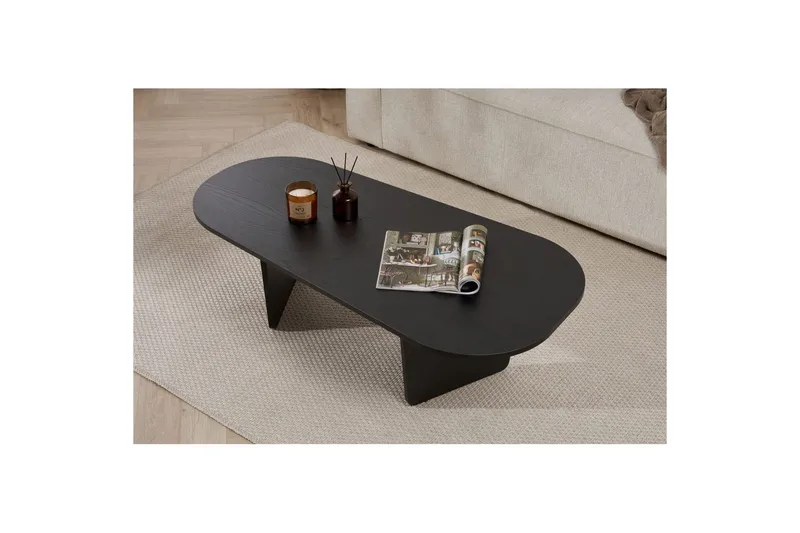 Omari Soffbord 130 cm - Svart - Möbler - Vardagsrum - Soffbord & vardagsrumsbord - Soffbord