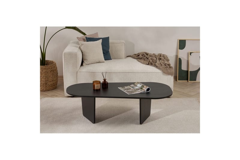 Omari Soffbord 130 cm - Svart - Möbler - Vardagsrum - Soffbord & vardagsrumsbord - Soffbord