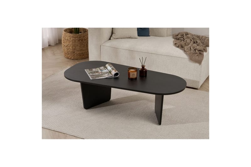 Omari Soffbord 130 cm - Svart - Möbler - Vardagsrum - Soffbord & vardagsrumsbord - Soffbord