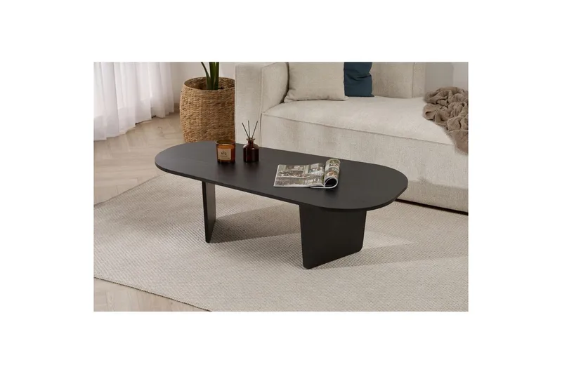 Omari Soffbord 130 cm - Svart - Möbler - Vardagsrum - Soffbord & vardagsrumsbord - Soffbord