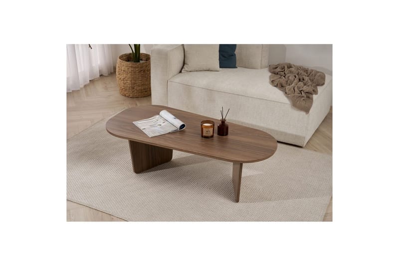 Omari Soffbord 130 cm - Valnöt - Möbler - Vardagsrum - Soffbord & vardagsrumsbord - Soffbord