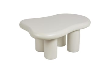 Ondle Asymmetriskt Soffbord 92 cm i Trä med Organisk Form - Vit - Möbler - Vardagsrum - Soffbord & vardagsrumsbord - Soffbord