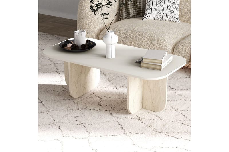 Orin Soffbord 120 cm - Beige - Möbler - Vardagsrum - Soffbord & vardagsrumsbord - Soffbord