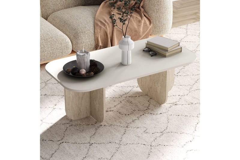Orin Soffbord 120 cm - Beige - Möbler - Vardagsrum - Soffbord & vardagsrumsbord - Soffbord