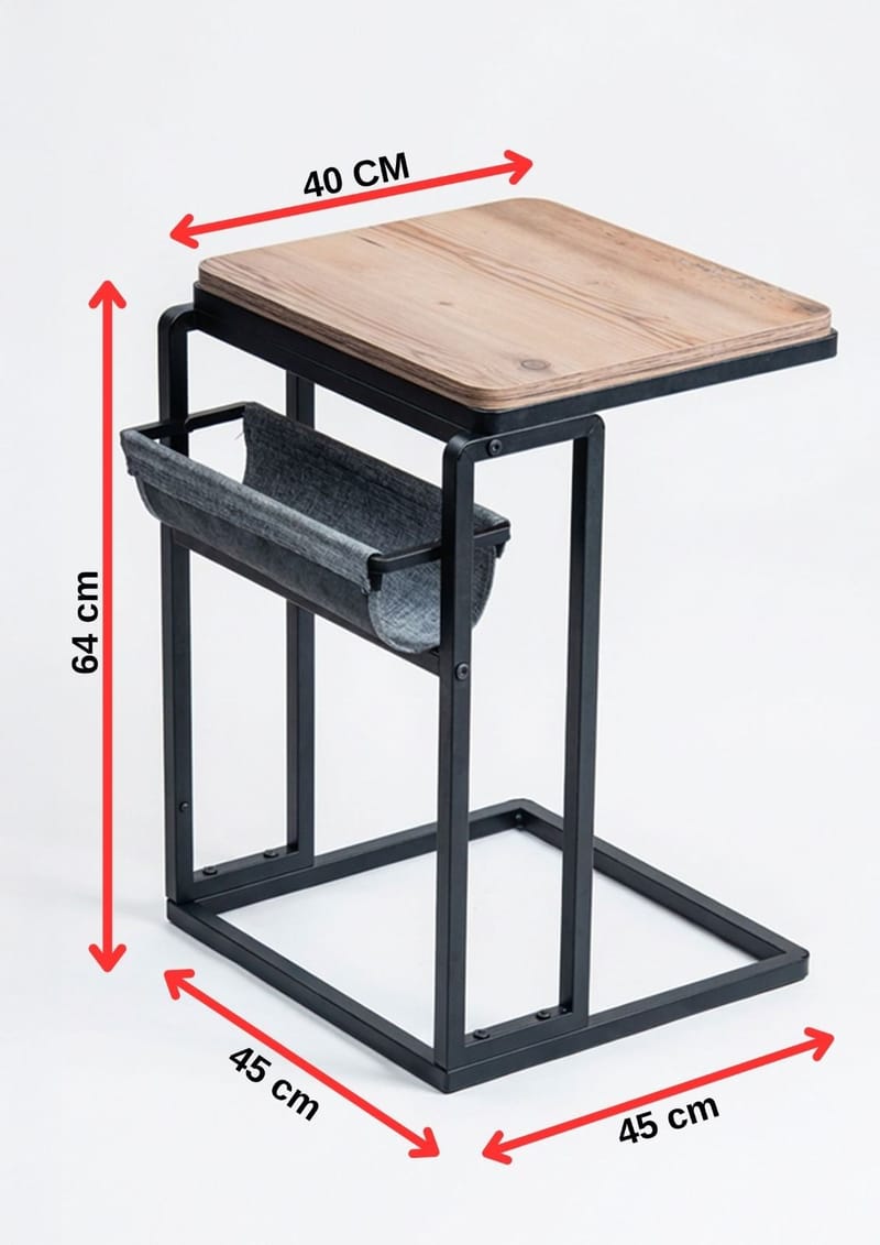 Orvio Sidobord 64 cm - Möbler - Vardagsrum - Soffbord & vardagsrumsbord - Brickbord
