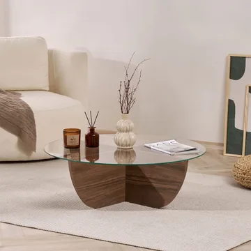 Orwin Soffbord 90 cm - Mörkbrun - Möbler - Vardagsrum - Soffbord & vardagsrumsbord - Soffbord
