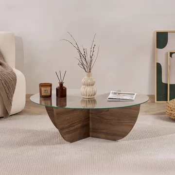Orwin Soffbord 90 cm - Mörkbrun - Möbler - Vardagsrum - Soffbord & vardagsrumsbord - Soffbord
