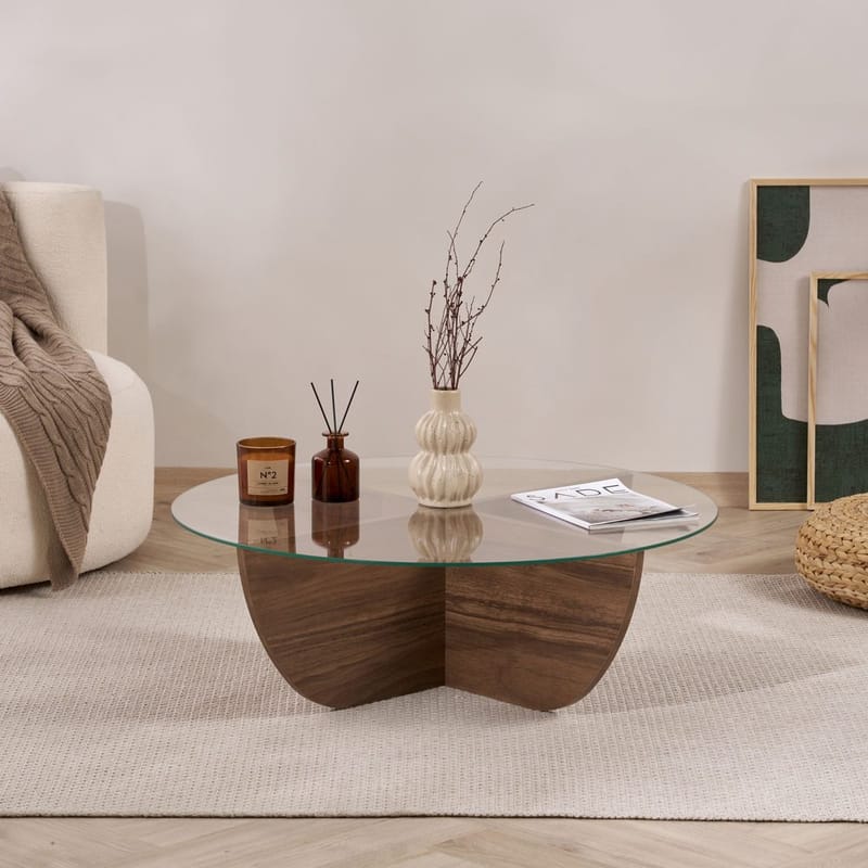 Orwin Soffbord 90 cm - Mörkbrun - Möbler - Vardagsrum - Soffbord & vardagsrumsbord - Soffbord