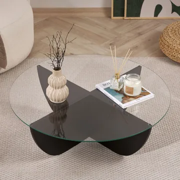 Orwin Soffbord 90 cm - Mörkbrun - Möbler - Vardagsrum - Soffbord & vardagsrumsbord - Soffbord
