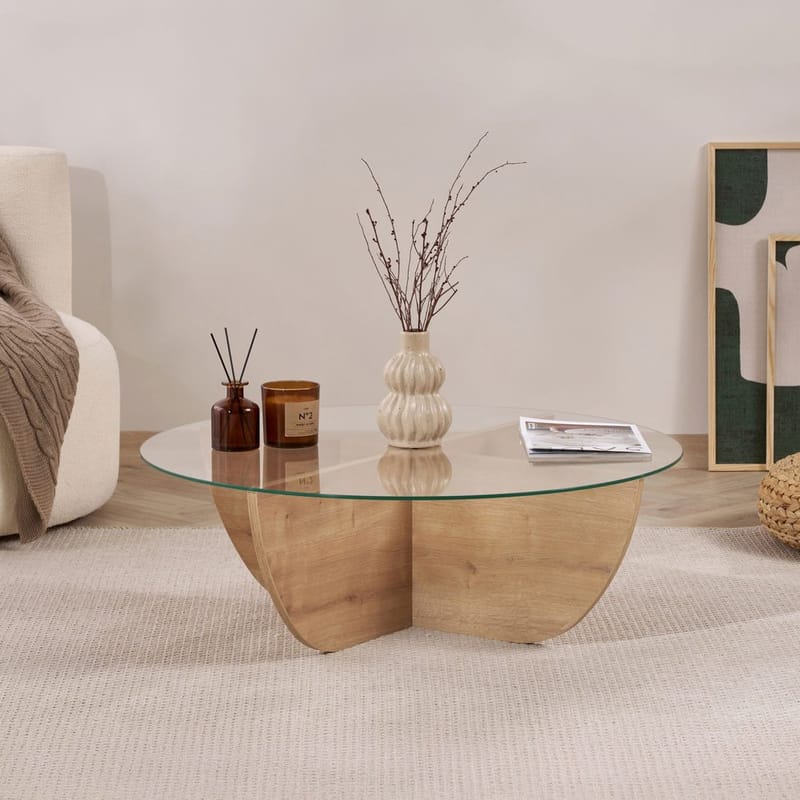 Orwin Soffbord 90 cm - Natur - Möbler - Vardagsrum - Soffbord & vardagsrumsbord - Soffbord