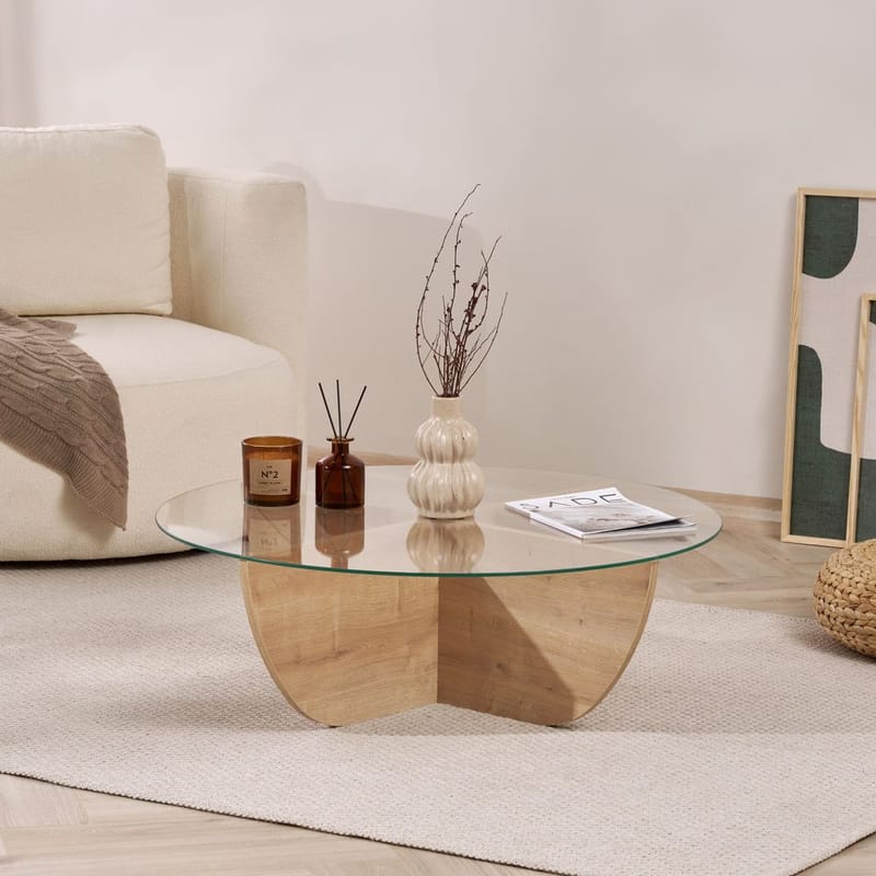 Orwin Soffbord 90 cm - Natur - Möbler - Vardagsrum - Soffbord & vardagsrumsbord - Soffbord