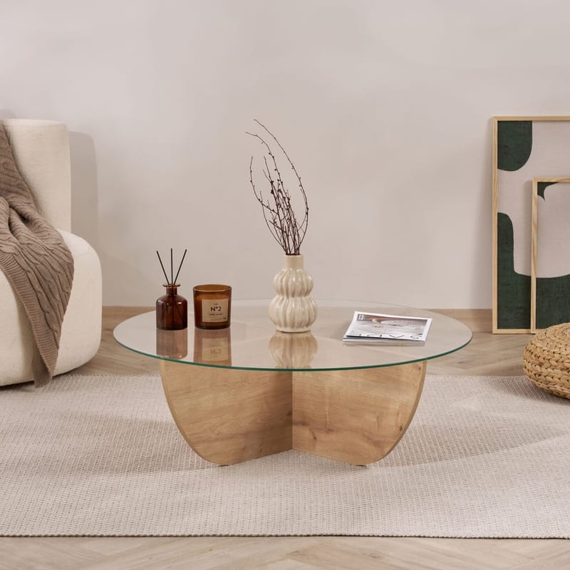 Orwin Soffbord 90 cm - Natur - Möbler - Vardagsrum - Soffbord & vardagsrumsbord - Soffbord