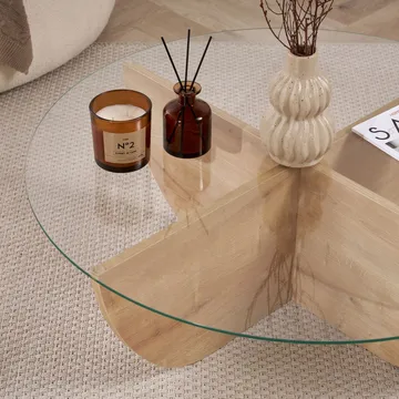 Orwin Soffbord 90 cm - Natur - Möbler - Vardagsrum - Soffbord & vardagsrumsbord - Soffbord