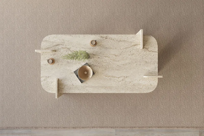 Osmiric Soffbord 120 cm Rektangulär - Travertin - Möbler - Vardagsrum - Soffbord & vardagsrumsbord - Soffbord