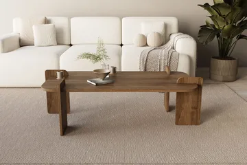 Osmiric Soffbord 120 cm Rektangulär - Valnöt - Möbler - Vardagsrum - Soffbord & vardagsrumsbord - Soffbord
