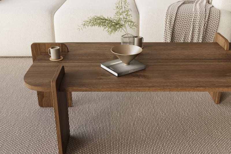 Osmiric Soffbord 120 cm Rektangulär - Valnöt - Möbler - Vardagsrum - Soffbord & vardagsrumsbord - Soffbord