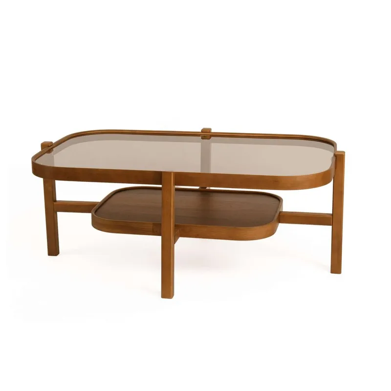 Ostrin Soffbord 110 cm - Mörkbrun - Möbler - Vardagsrum - Soffbord & vardagsrumsbord - Soffbord