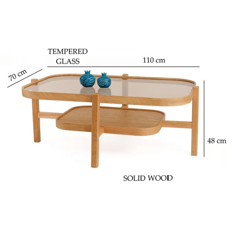 Ostrin Soffbord 110 cm - Natur - Möbler - Vardagsrum - Soffbord & vardagsrumsbord - Soffbord