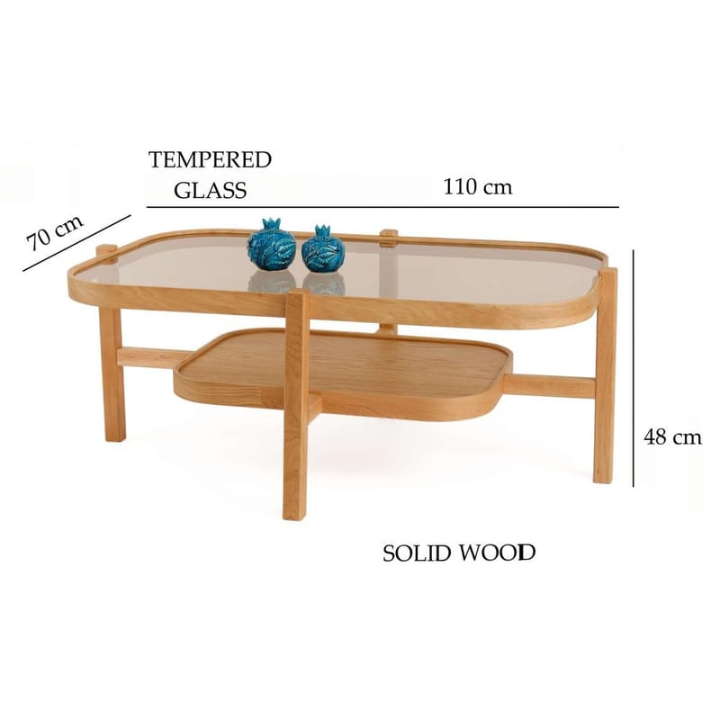 Ostrin Soffbord 110 cm - Natur - Möbler - Vardagsrum - Soffbord & vardagsrumsbord - Soffbord
