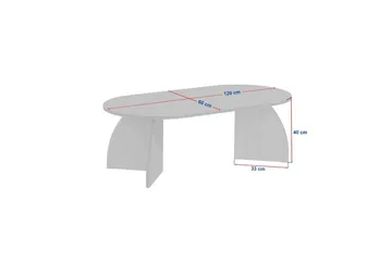 Osyra Soffbord 120 cm - Natur - Möbler - Vardagsrum - Soffbord & vardagsrumsbord - Soffbord