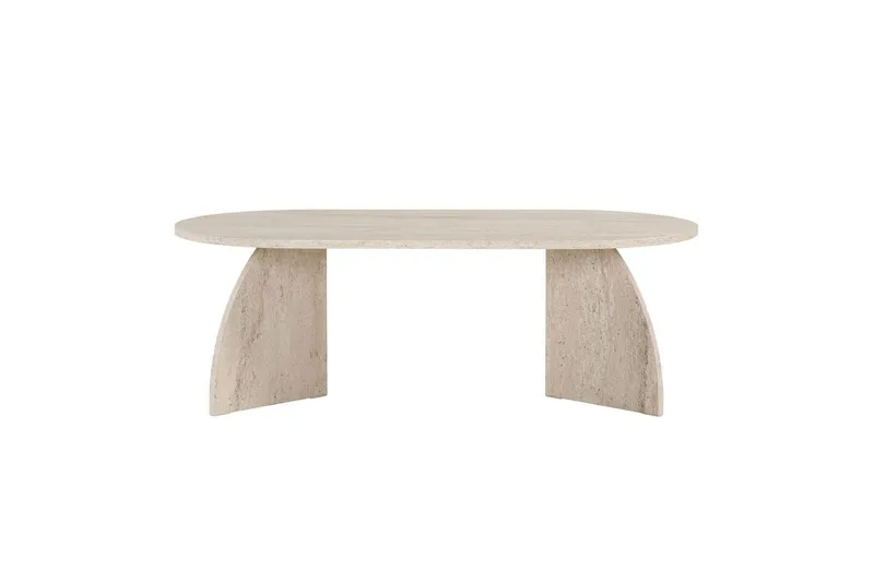 Osyra Soffbord 120 cm, Travertine
