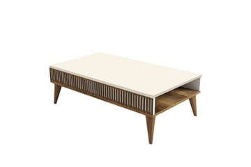 OZZERO Soffbord 105 cm Valnöt/Cream