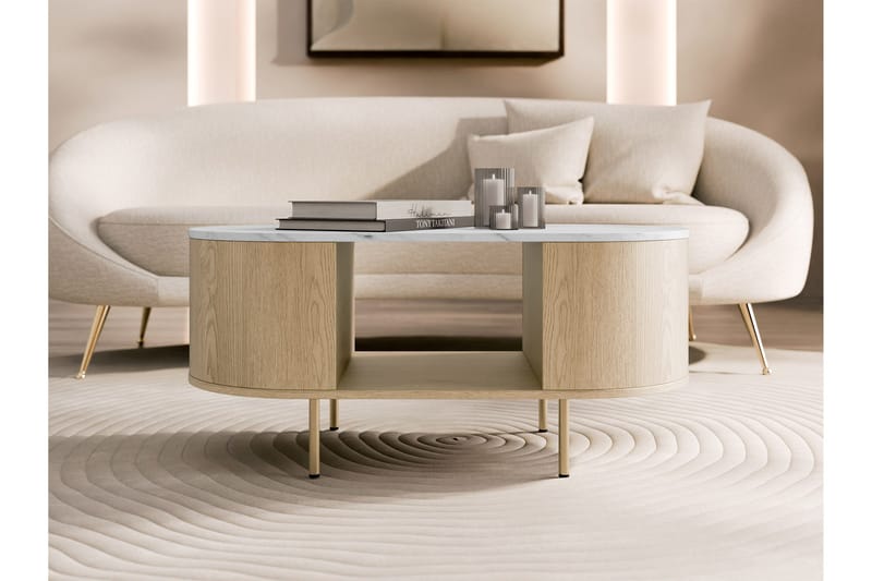 Pantego Soffbord 100x52 cm - Brun - Möbler - Vardagsrum - Soffbord & vardagsrumsbord - Soffbord