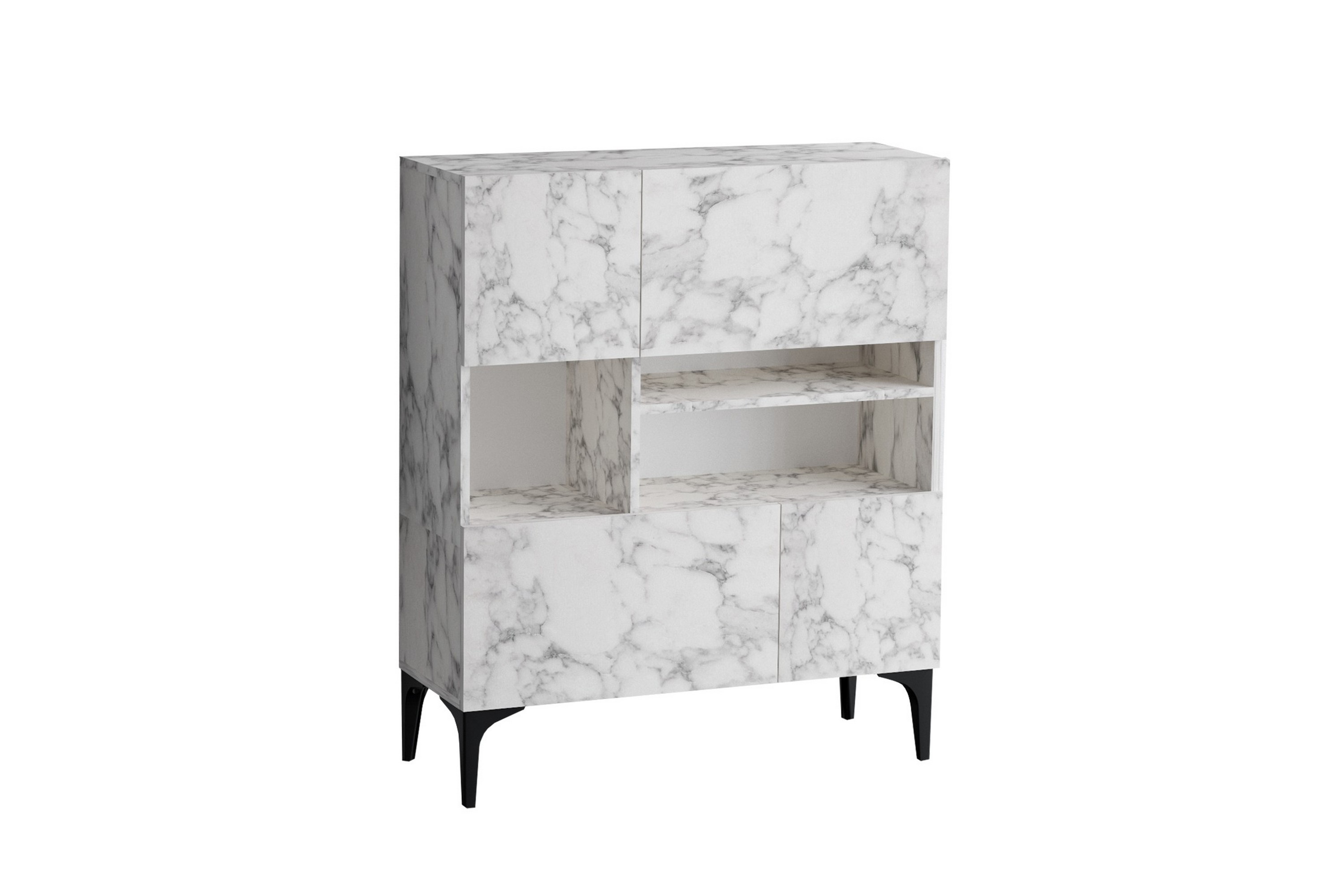 pedino konsollbord 100 cm vit marmor -