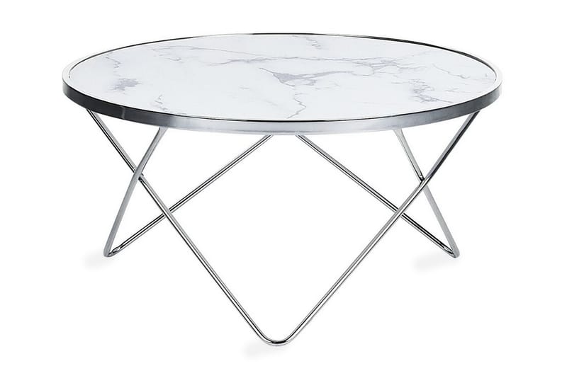 PEIGHTEN Soffbord Marmoreffekt Vit - Bord - Marmorbord - Soffbord