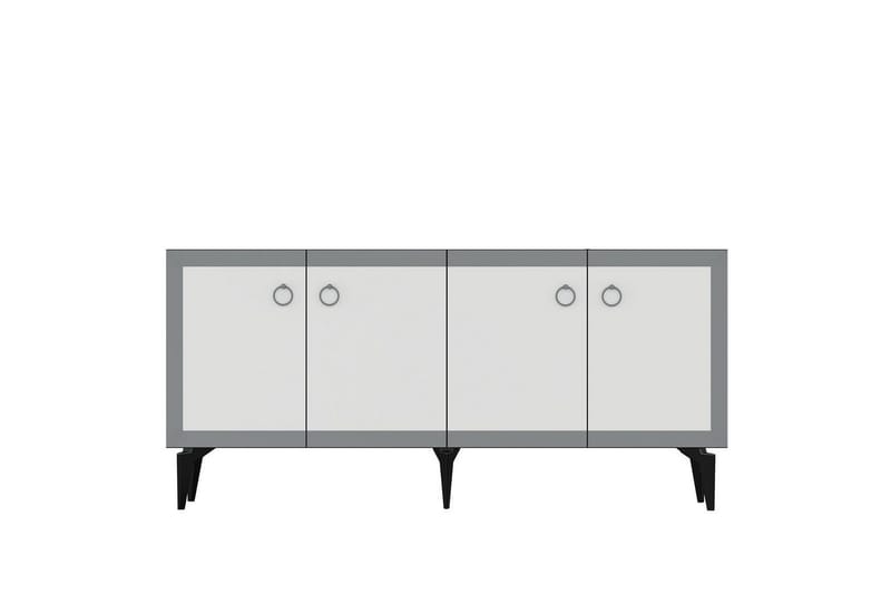 Petrolla Konsollbord 150 cm - Svart/Vit/Silver - Möbler - Vardagsrum - Soffbord & vardagsrumsbord - Avlastningsbord & konsolbord