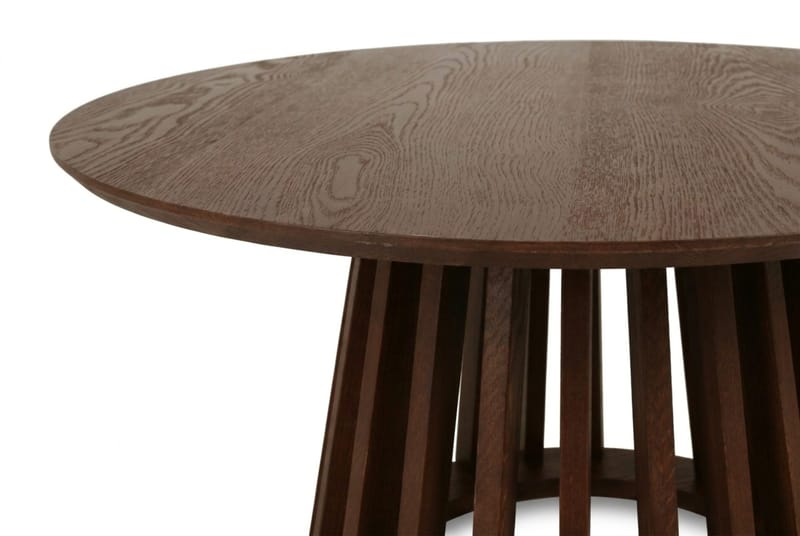 Peyra Satsbord Runt 86/60 cm Fanér - Valnöt - Möbler - Vardagsrum - Soffbord & vardagsrumsbord - Soffbord