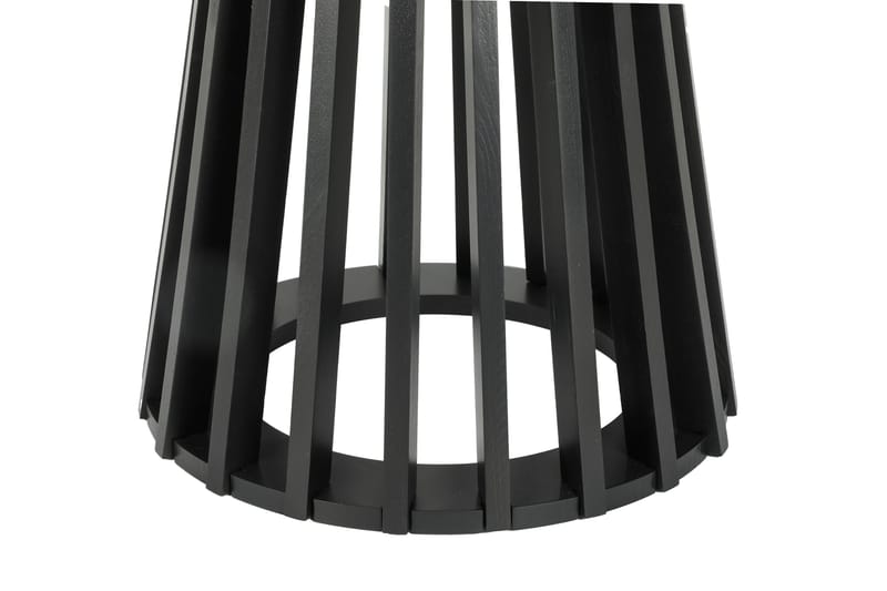 Peyra Soffbord Runt 60 cm Fanér - Svart - Möbler - Vardagsrum - Soffbord & vardagsrumsbord - Soffbord