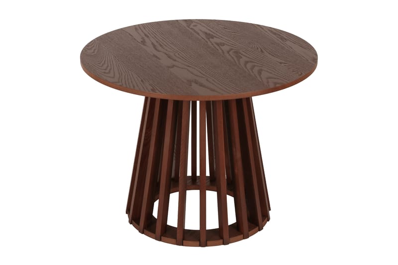 Peyra Soffbord Runt 60 cm Fanér - Valnöt - Möbler - Vardagsrum - Soffbord & vardagsrumsbord - Soffbord