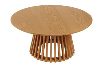 Peyra Soffbord Runt 86 cm Fanér - Ek - Möbler - Vardagsrum - Soffbord & vardagsrumsbord - Soffbord