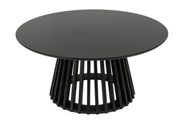Peyra Soffbord Runt 86 cm Fanér - Svart - Möbler - Vardagsrum - Soffbord & vardagsrumsbord - Soffbord