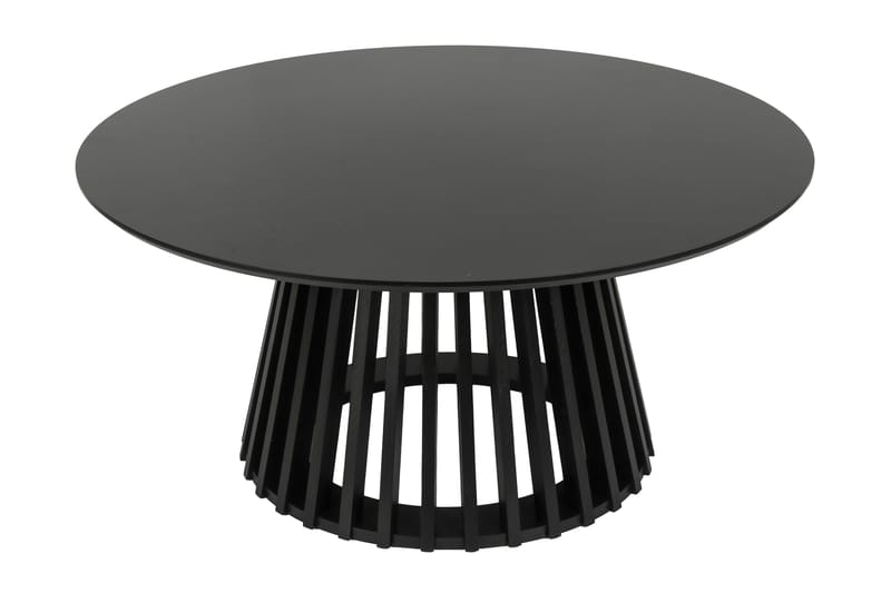 Peyra Soffbord Runt 86 cm Fanér - Svart - Möbler - Vardagsrum - Soffbord & vardagsrumsbord - Soffbord