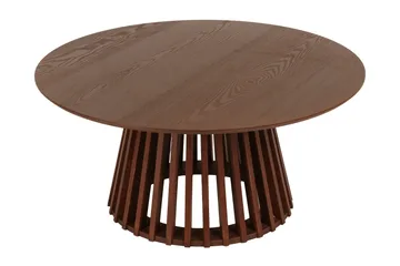 Peyra Soffbord Runt 86 cm Fanér - Valnöt - Möbler - Vardagsrum - Soffbord & vardagsrumsbord - Soffbord