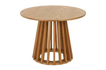 Peyra Soffbord Satsbord Runt 86/60 cm Fanér - Ek - Möbler - Vardagsrum - Soffbord & vardagsrumsbord - Soffbord