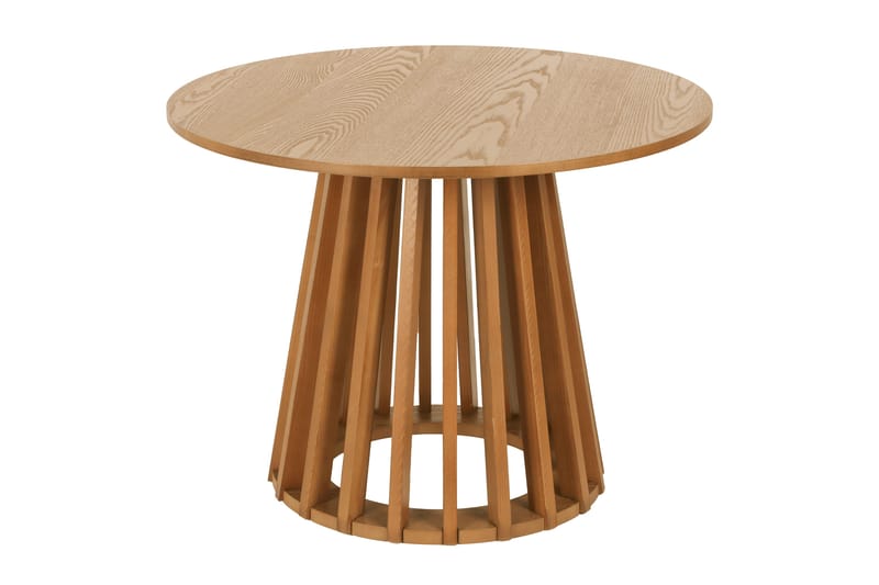Peyra Soffbord Satsbord Runt 86/60 cm Fanér - Ek - Möbler - Vardagsrum - Soffbord & vardagsrumsbord - Soffbord