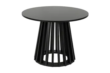 Peyra Soffbord Satsbord Runt 86/60 cm Fanér - Svart - Möbler - Vardagsrum - Soffbord & vardagsrumsbord - Soffbord