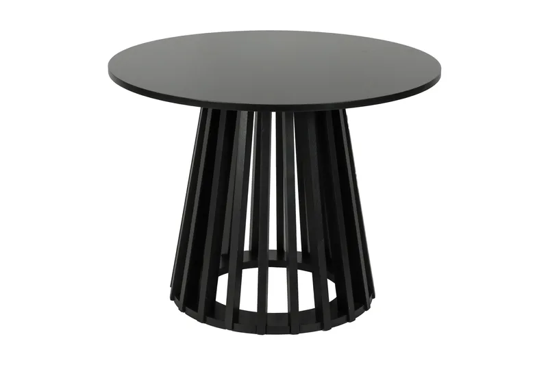 Peyra Soffbord Satsbord Runt 86/60 cm Fanér - Svart - Möbler - Vardagsrum - Soffbord & vardagsrumsbord - Soffbord